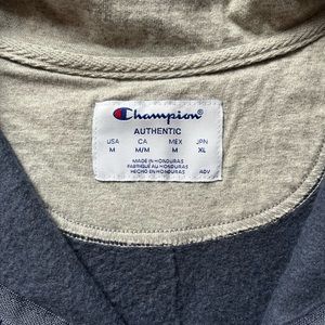 Champion, Men’s Medium, Navy Blue 1/4 Zip Sweatshirt